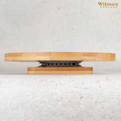 Wilmax Drehteller aus Bambus, Ø 35,5 cm WL-771081/A
