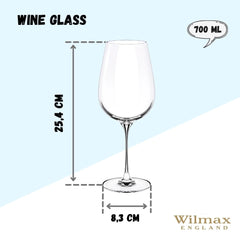 Wilmax Weinglas Stella Kristallglas 700 ml 2er-Set WL-888035/2C