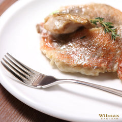 Wilmax Fischgabel 18,5 cm aus Edelstahl, elegantes Design – WL-999110/2B