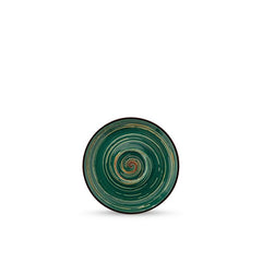 Wilmax Untertasse, 11 cm, ColorBoom Spiral Grün, WL-669533/B