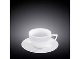 Wilmax Cappucino Cup 170 ml & Saucer (Set of 6) WL-880101402/AB6