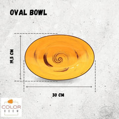 Wilmax Ovale Schüssel aus Porzellan 30 x 19,5 cm – WL-669441/A