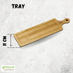 Wilmax Bambus Serviertablett rechteckig 39,5 x 11 cm WL-771008/A