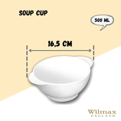 Wilmax Porzellan Suppentasse, 500 ml, WL-991263/A
