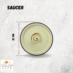 Wilmax Untertasse, 12 cm, Pistazie, WL-669134/B