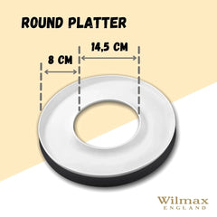 Wilmax Runder Servierteller, 30 cm, Porzellan, WL-991370/A