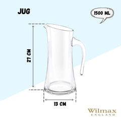 Wilmax Glaskaraffe 1,5 l – WL-888313/1C