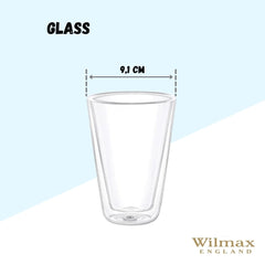 Wilmax doppelwandiges Glas, 300 ml, WL-888705/A