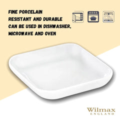 Wilmax Porzellanschale, quadratisch, 8,5 x 8,5 cm, WL-992676/A