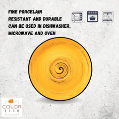 Wilmax Untertasse, 14 cm, ColorBoom Spiral, WL-669435/B