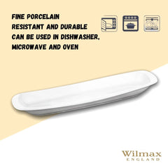 Wilmax Porzellan Teller, rund, 33 cm Durchmesser, WL-992644/A