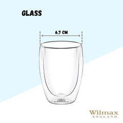 Wilmax Doppelwandiges Glas, 200 ml, WL-888731/A