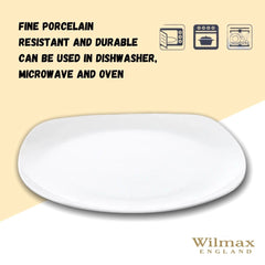 Wilmax Dessertteller, 19,5 x 19,5 cm, quadratisch, WL-991001/A