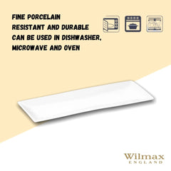 Wilmax Sushi- und Canapé-Platte, rechteckig, 35,5 x 14 cm, WL-992016/A