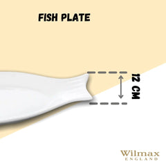 Wilmax England Fischplatte, 46 cm, Porzellan, WL-992009/A