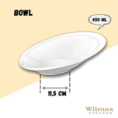 Wilmax Porzellanschale, oval, 27,5 x 18,5 cm, WL-992657/A
