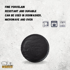 Wilmax SlateStone Teller Schwarz 18 cm WL-661123/A6