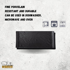 Wilmax Schale Rechteckig, 15 x 8 cm SlateStone Kollektion WL-661101/A