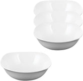 Wilmax Porzellan-Schale 650 ml, Ø 16.5 cm, 4er Set, Weiß WL-992001/A4