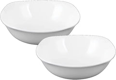 Wilmax Porzellan-Schale 345 ml, Ø 14.5 cm, 2er Set, Weiß WL-992000/A2
