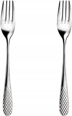 Wilmax Dessertgabel-Set, 2-teilig, 16 cm Edelstahl WL-999217/2B