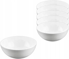 Wilmax Porzellanschalen Set 6er Set Weiß 600ml Ø14cm WL-992565/A6