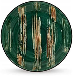 Wilmax Teller, 23 cm, Grün, Porzellan, WL-668513/A