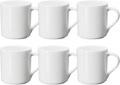 Wilmax Tassen Set 320 ml, 6-teilig, aus Porzellan – WL-993040/A6