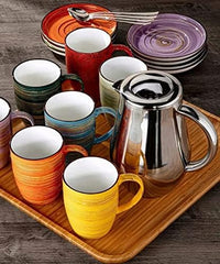 Wilmax Kaffeebecher, 460 ml, Pistaziengrün, Porzellan, WL-669137/A