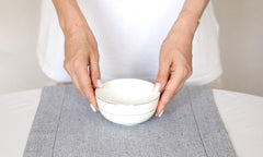 Wilmax Porzellanschale mit Goldrand, 600 ml, 14 cm – WL-880102367/A