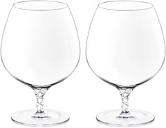 Wilmax Cognacgläser 550 ml, 2er Set, aus Kristallin-Glas – WL-888108/2C