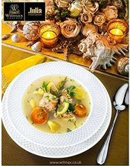 Wilmax England Tiefer Porzellan-Teller 22.5 cm – WL-880101303/A