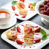 Wilmax Dessertteller quadratisch 20 x 20 cm Porzellan WL-991227/A