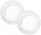 Wilmax Porzellanter Teller, 18 cm, 2 Stück, WL-880101101/A2