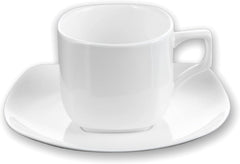 Wilmax Tee Tassen & Untertassen Set 2-teilig 200 ml Porzellan WL-993003/2C