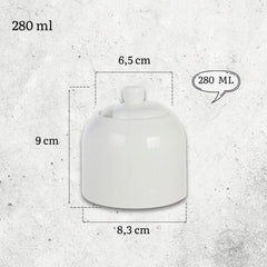 Wilmax Zuckerdose, 280 ml, WL-995017/1C