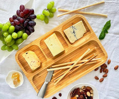 Wilmax Servierplatte mit Unterteilungen, 33 x 23 cm, WL-771222/A