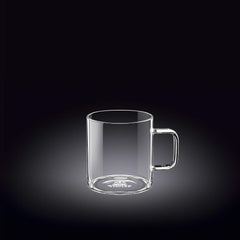 Wilmax Kaffeetasse aus Borosilikatglas, 160 ml, WL-888603/A