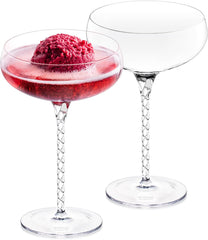 Wilmax Champagnerflöte 300 ml Kristallglas Transparent 2er Set WL-888105/2C