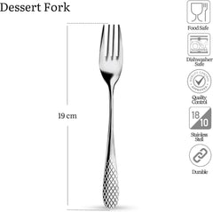 Wilmax Dessertgabel Set 6 Stück 19 cm Edelstahl Geschenkbox WL-999206/6C