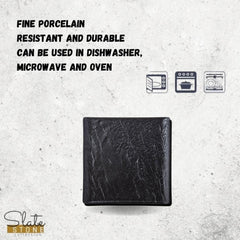 Wilmax Square Plate Set aus Porzellan 6-teilig WL-661105/A6