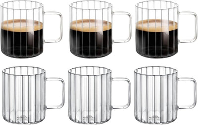 Wilmax Glastasse 200 ml Thermoglas 6er Set WL-888614/A6