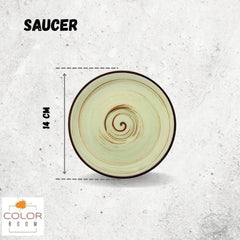 Wilmax Untertasse, 14 cm, Color Boom Kollektion, WL-669135/B