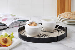 Wilmax Zucker & Sahne Set 2-teilig Weiß Porzellan WL-880112/2C