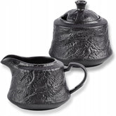 Wilmax Zuckerdose 280 ml & Milchkännchen 260 ml Porzellan Set WL-661160/A-WL-661161/A