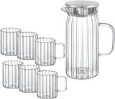 Wilmax Gläser- & Karaffen-Set, 6 Gläser & 1 Karaffe, WL-888219/A-888616/A6