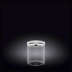 Wilmax Vorratsglas 760 ml mit Edelstahl-Deckel WL-888513/A