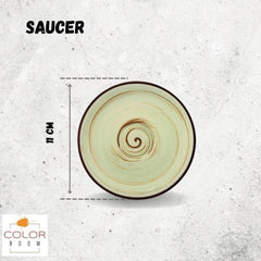 Wilmax Untertasse, 11 cm, Pistazie, ColorBoom Kollektion, WL-669133/B