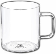 Wilmax Borosilikatglas-Kaffeetassen Set 6er-Pack, 400 ml – WL-888607/A6