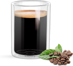 Wilmax Glas mit Doppelwand, 400 ml, 4er Set, WL-888785/A4